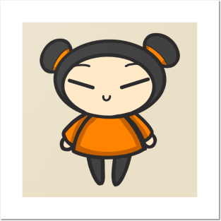 Orange Pucca Posters and Art